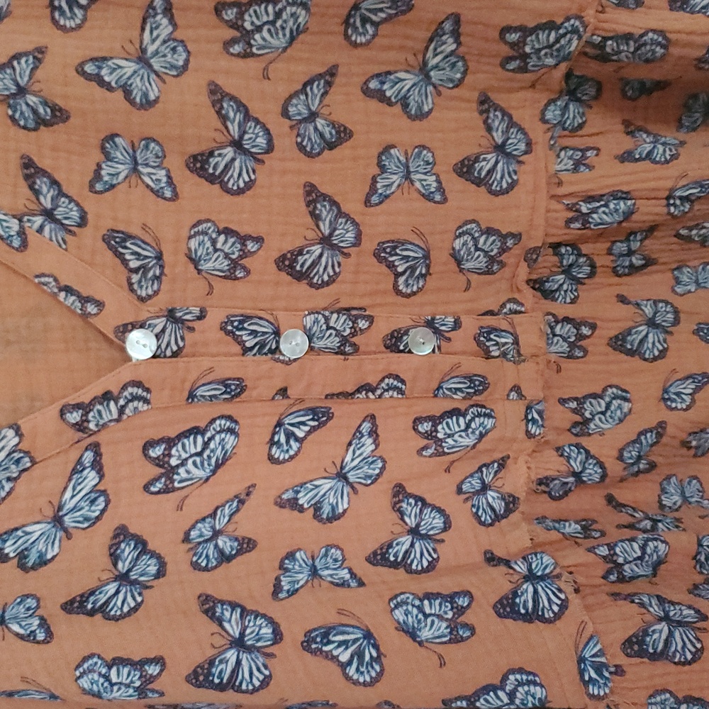 Simply Southern Butterfly Gauzy Top - Picture 5 of 7